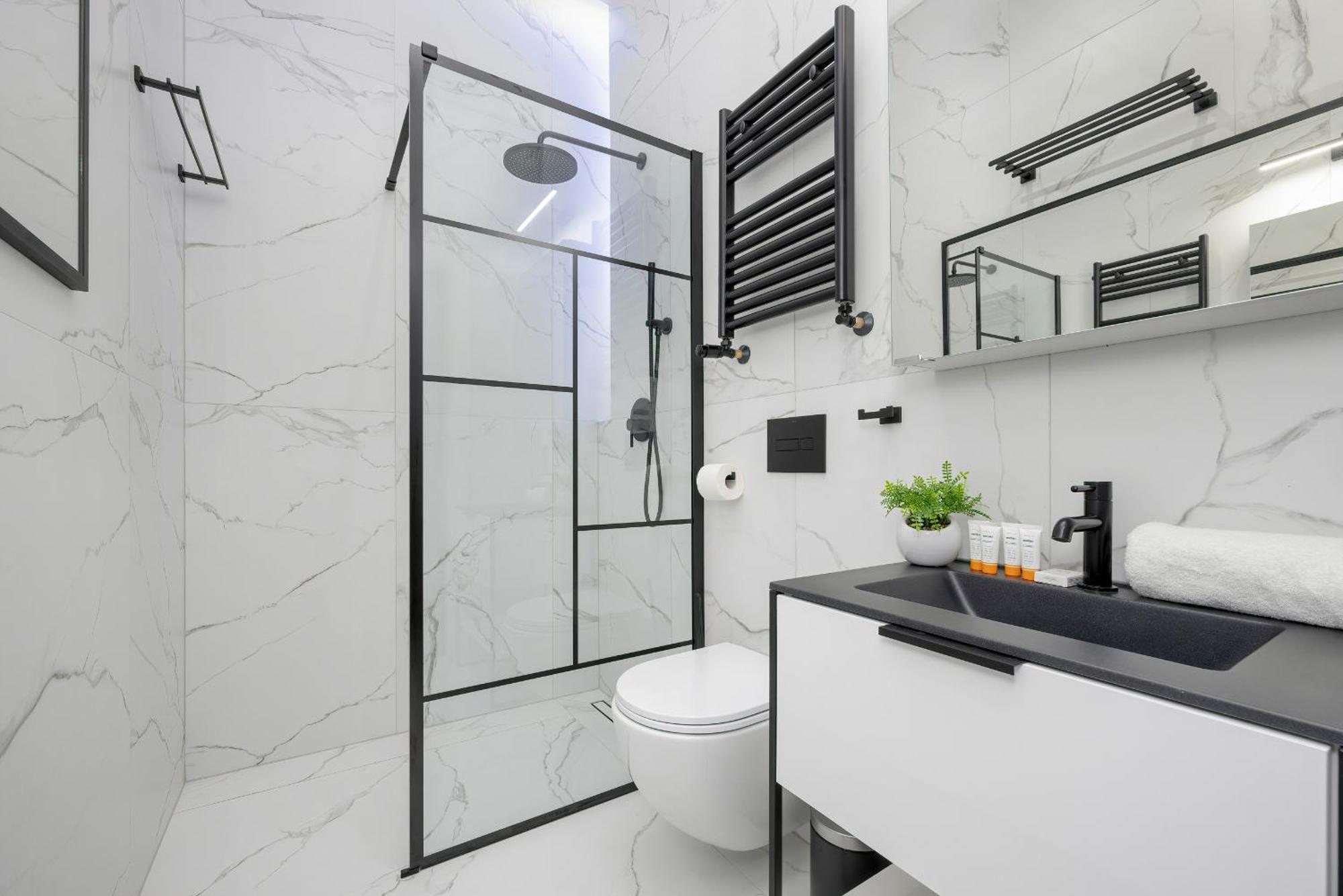 Exclusive Grey And Red Apartment In Warsaw Center By Noclegi Renters 外观 照片