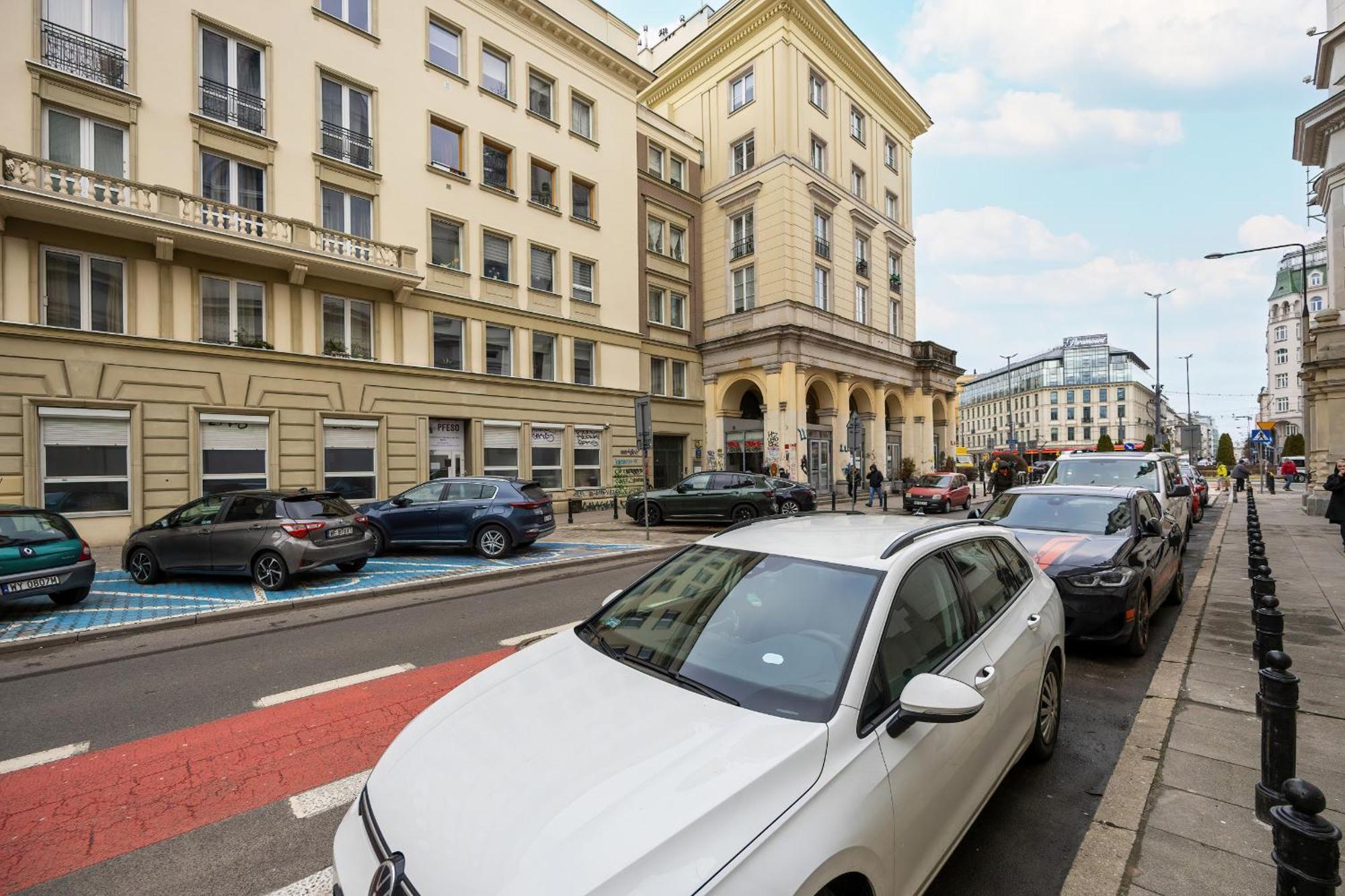 Exclusive Grey And Red Apartment In Warsaw Center By Noclegi Renters 外观 照片